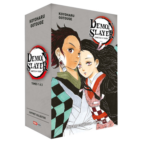 Coffret Demon Slayer Tome 1 à Tome 3 (VF)