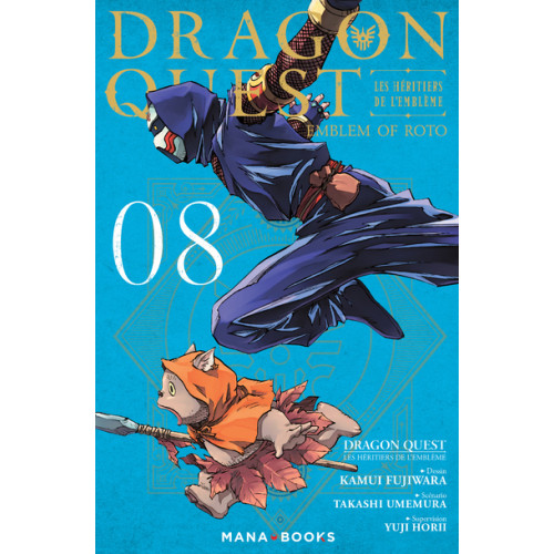 Couverture de Dragon Quest - Les Héritiers de l'Emblème T08