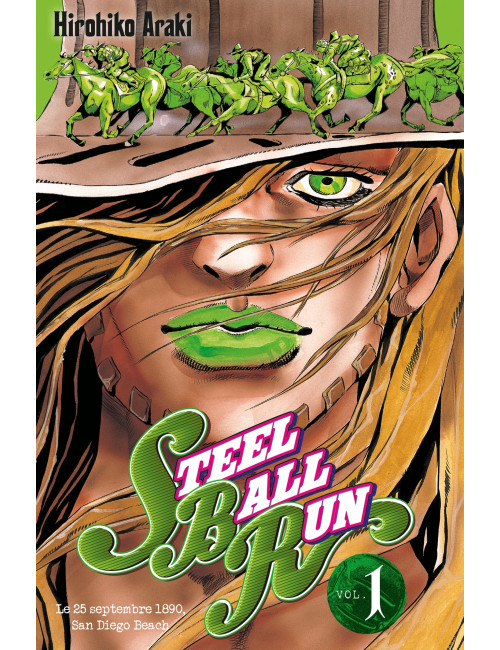 Couverture de Jojo's - Steel Ball Run T01 Couverture de Jojo's - Steel Ball Run T01