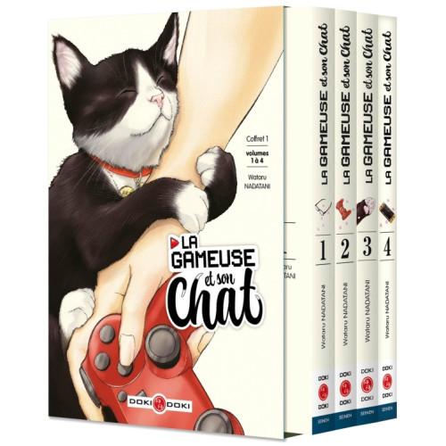 La Gameuse et son chat - Coffret vol. 1 à 4 (VF)