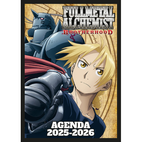Agenda scolaire 2025-2026 Fullmetal Alchemist (VF)