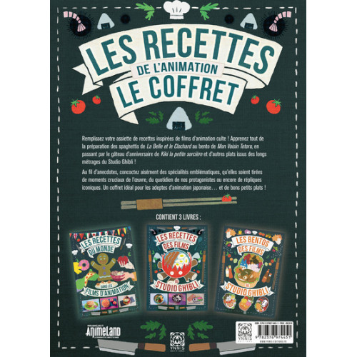 Cuisine et animation, coffret 3 livres (VF)