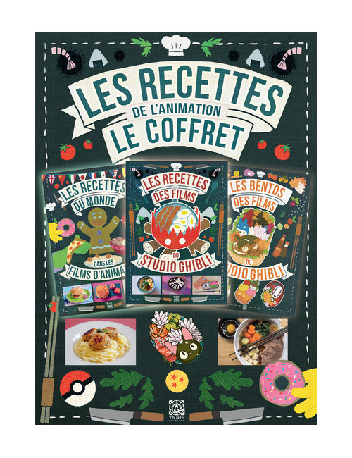 Cuisine et animation, coffret 3 livres (VF)