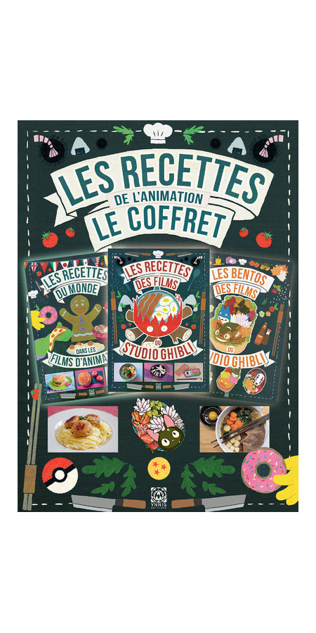 Cuisine et animation, coffret 3 livres (VF)