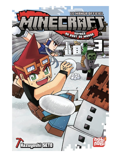 Minecraft, le manga officiel - Voyage au bout du monde T03 (VF)