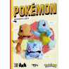 Papertoy Pokémon Starters : Bulbizarre, Carapuce et Salamèche