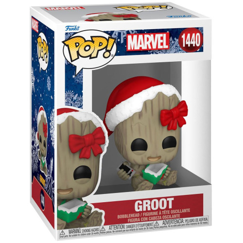 Figurine Pop Marvel Comics 1440 Groot (Noël)