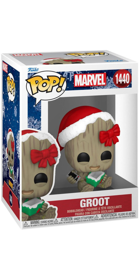Figurine Pop Marvel Comics 1440 Groot (Noël)