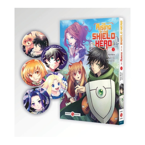 THE RISING OF THE SHIELD HERO - VOL. 01 - ÉDITION LIMITÉE - BAGDES COLLECTOR